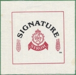 beer napkin from Stroh Products Co. ( MI-STRO-NAP-8 )