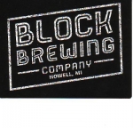 beer sticker from Blue Tractor Brewery ( MI-BLOC-STI-1 )