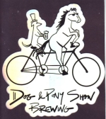 beer sticker from Doster Brewing Company ( MI-DOGP-STI-3 )