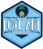 beer sticker from Lucky Girl Brewing Co. ( MI-LOSA-STI-1 )