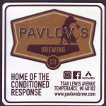 beer sticker from Paw Paw Brewing Co.  ( MI-PAVL-STI-1 )