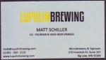 beer business card and similar from Lynlake Brewery ( MN-LUPU-BIZ-1 )