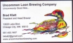 beer business card and similar from Under Pressure Brewing Co. ( MN-UNCO-BIZ-1 )