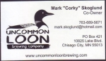 beer business card and similar from Under Pressure Brewing Co. ( MN-UNCO-BIZ-2 )