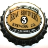 beer crown cap from BrauHaus Brew Hall Brew Pub and Catering ( MN-BRAU-CAP-3 )