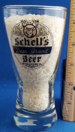 beer glassware from Schellhas, William Brewing Co.  ( MN-SCHE-GLS-1 )