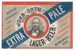 beer label from Oswald Brewing ( MN-ORTH-LAB-2 )