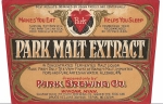 beer label from PawPrint Brewery ( MN-PARK-LAB-5 )