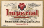 beer label from PawPrint Brewery ( MN-PARK-LAB-7 )