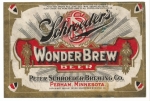 beer label from Schuster Brewing Co. ( MN-SCHP-LAB-1 )