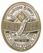 beer label from Shakopee Brewhall ( MN-SHAK-LAB-1 )