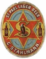 beer label from Staples Mill Brewing Co ( MN-STAH-LAB-1 )