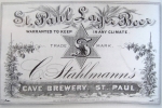 beer label from Staples Mill Brewing Co ( MN-STAH-LAB-2 )