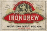 beer label from Whit Wort Brewing Company ( MN-WEST-LAB-2 )