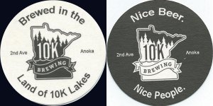 beer coaster from 12welve Eyes Brewing ( MN-10K-2 )