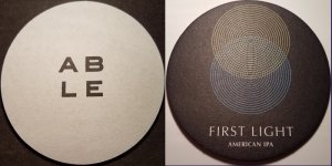 beer coaster from Aegir Brewing Co ( MN-ABL-5 )