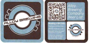 beer coaster from Ambleside Brewing Co ( MN-ALLO-2 )