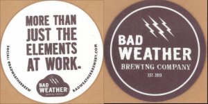 beer coaster from Badger Hill Brewing Co. ( MN-BADW-5 )