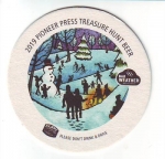 beer coaster from Badger Hill Brewing Co. ( MN-BADW-6 )