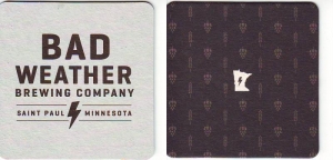 beer coaster from Badger Hill Brewing Co. ( MN-BADW-7 )