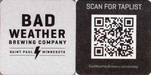 beer coaster from Badger Hill Brewing Co. ( MN-BADW-8 )