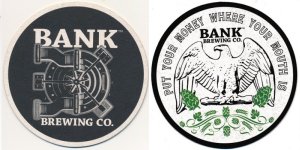 beer coaster from Barkley Sound Brewing Co ( MN-BANK-2 )