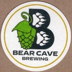 beer coaster from Beaver Island Brewing Co. ( MN-BEAC-2 )