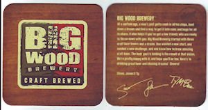 beer coaster from Billy Goat Brewing Co ( MN-BIGW-2 )