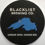 beer coaster from BlackStack Brewing ( MN-BLAC-1 )