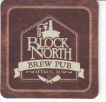 beer coaster from Blue Wolf Brewing Co.  ( MN-BLOC-1 )