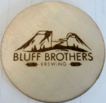 beer coaster from Boathouse Brewpub & Restaurant ( MN-BLUF-4 )