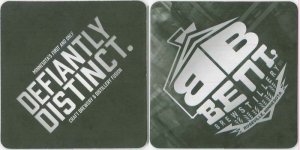 beer coaster from Bent Paddle Brewing Co. ( MN-BNTB-2 )