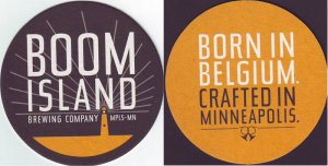 beer coaster from Borealis Fermentery ( MN-BOOM-4 )