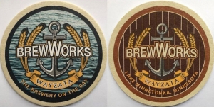 beer coaster from West End Malt Ale Co. ( MN-BRWO-3 )