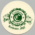 beer coaster from Clutch Brewing Co.  ( MN-CLUB-2 )