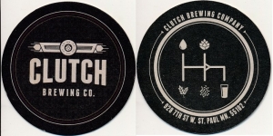 beer coaster from Cold Spring Brewing ( MN-CLUT-1 )