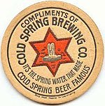 beer coaster from Colonial Brewing Co ( MN-COLD-8 )