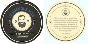 beer coaster from Day Block Brewing Co. ( MN-DANG-1 )