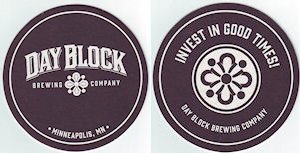 beer coaster from Disgruntled Brewing Company ( MN-DAYB-2 )