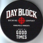 beer coaster from Disgruntled Brewing Company ( MN-DAYB-7 )