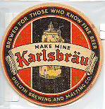 beer coaster from East Grand Forks Brewery ( MN-DUL-1 )