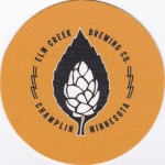 beer coaster from Engesser Brewing Co. ( MN-ELMC-2 )