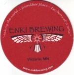 beer coaster from Excelsior Brewing Co. ( MN-ENK-3 )