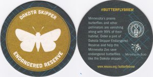 beer coaster from Falling Knife Brewing Co. ( MN-FAIR-2 )