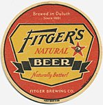 beer coaster from Fitger