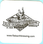 beer coaster from Fleckenstein, Ernst, Brewing Co. ( MN-FLAT-1 )