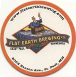 beer coaster from Fleckenstein, Ernst, Brewing Co. ( MN-FLAT-2 )