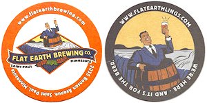 beer coaster from Fleckenstein, Ernst, Brewing Co. ( MN-FLAT-3 )