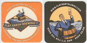 beer coaster from Fleckenstein, Ernst, Brewing Co. ( MN-FLAT-4 )