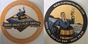 beer coaster from Fleckenstein, Ernst, Brewing Co. ( MN-FLAT-5 )